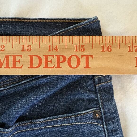 Levi's 512 Women’s Dark Wash 12M Perfectly Slimming Straight Leg Jean (32x30.5) - Picture 12 of 15